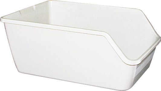 Pawise Kattenbak – Open Bak Voor Katten –47x38x21cm – Blauw/Creme