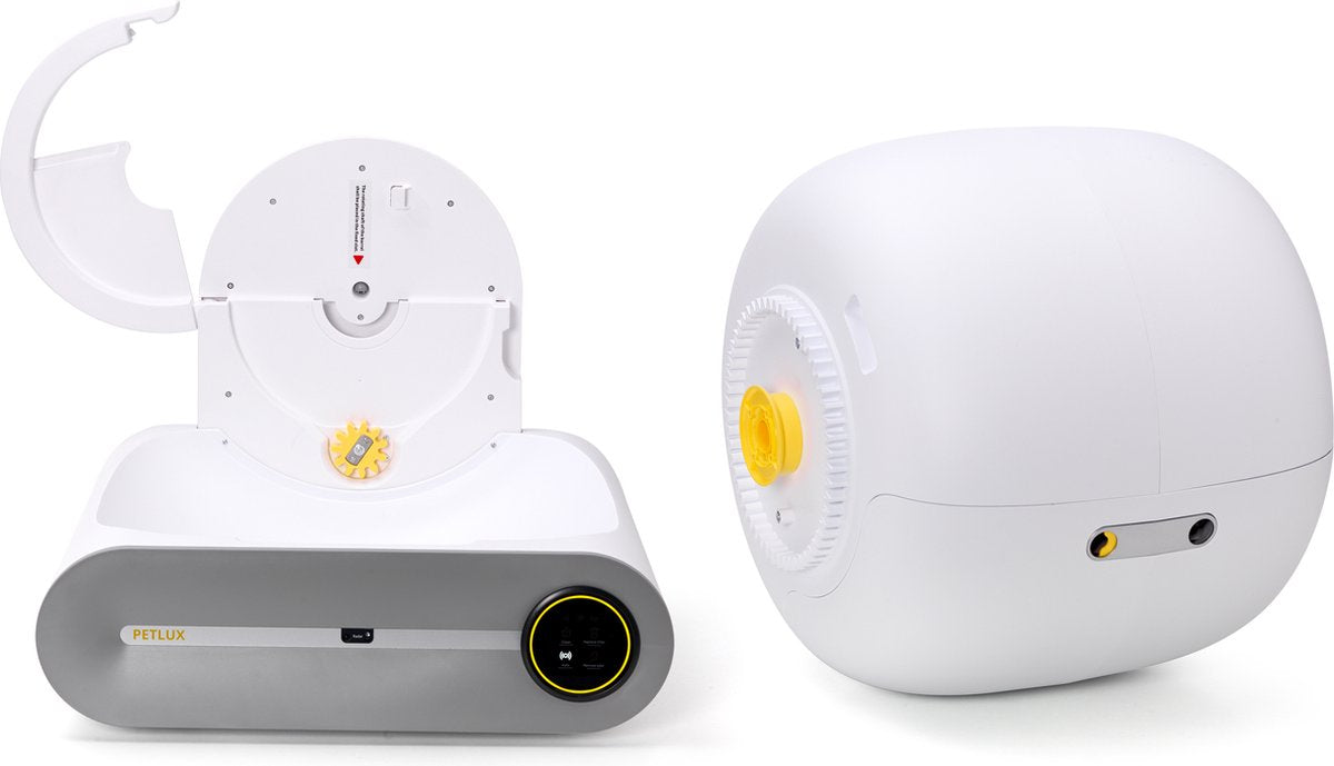 Merkloos Petlux® Zelfreinigende Automatische Kattenbak Met App En LED-Touch