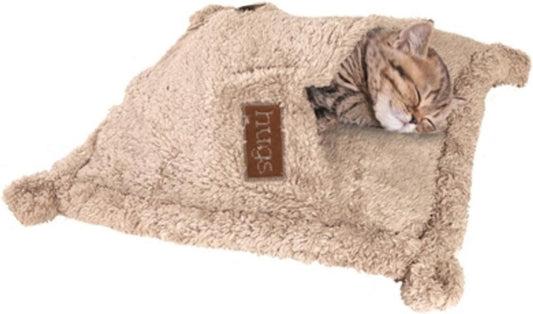  Happy Pet Hugs Snuggle Kattenslaapzak - Grijs - 50 X 50 Cm