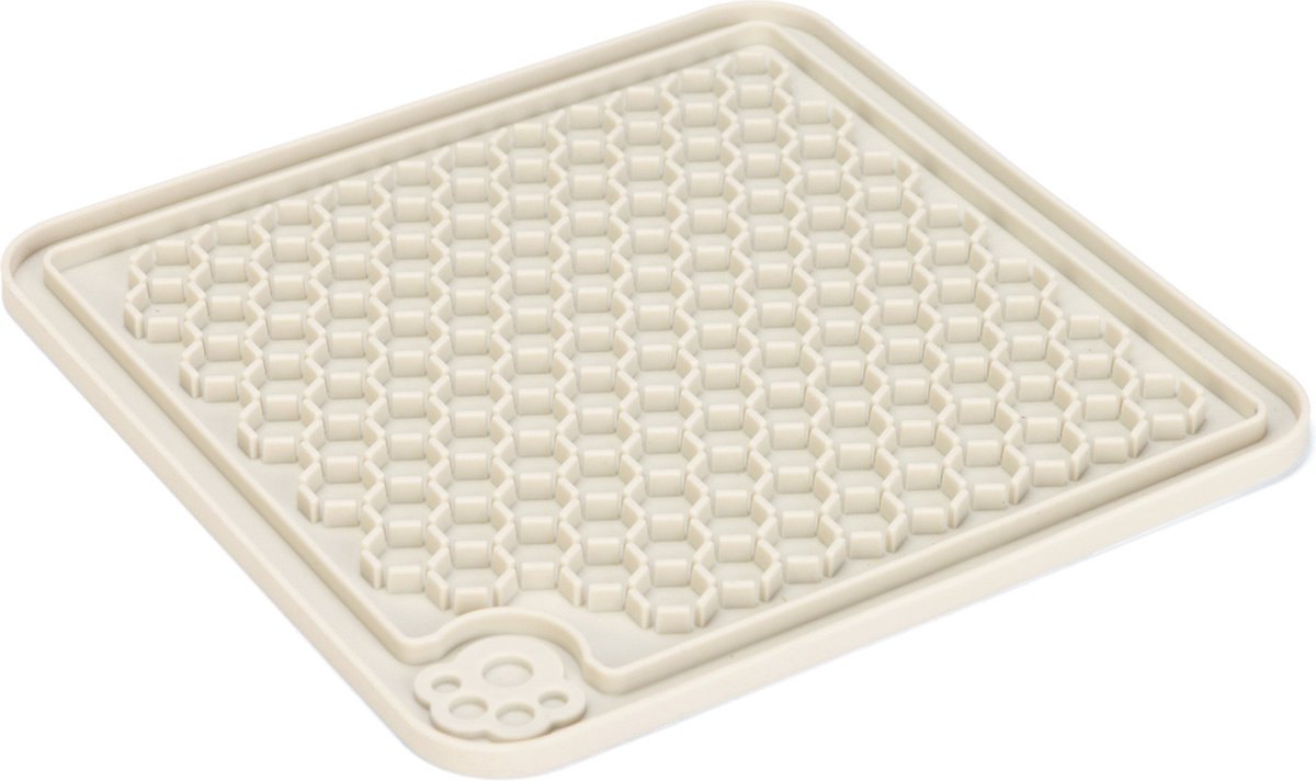  Beeztees Puppy Likmat Diza - Hondenspeelgoed - Rubber - Grijs - 20x20 Cm