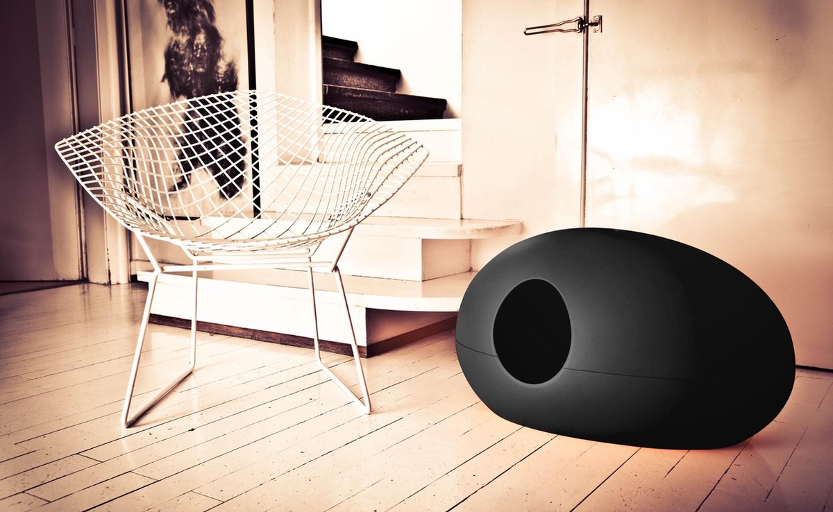  SinDesign Poopoopeedo Kattenbak - Zwart