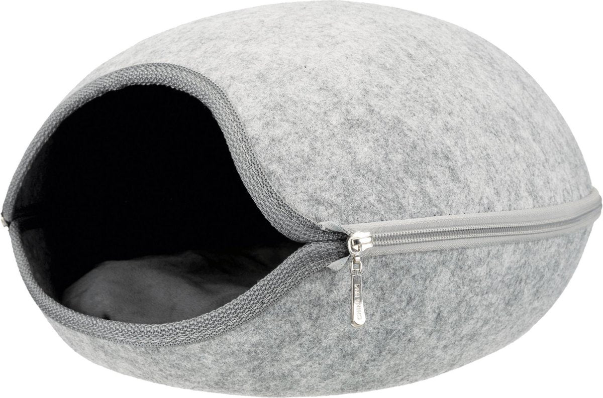  Trixie Relax Iglo Luna Lichtgrijs - 40X24X46 CM