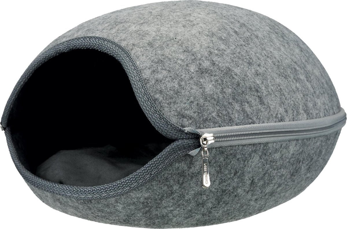  Trixie Relax Iglo Luna Lichtgrijs - 40X24X46 CM