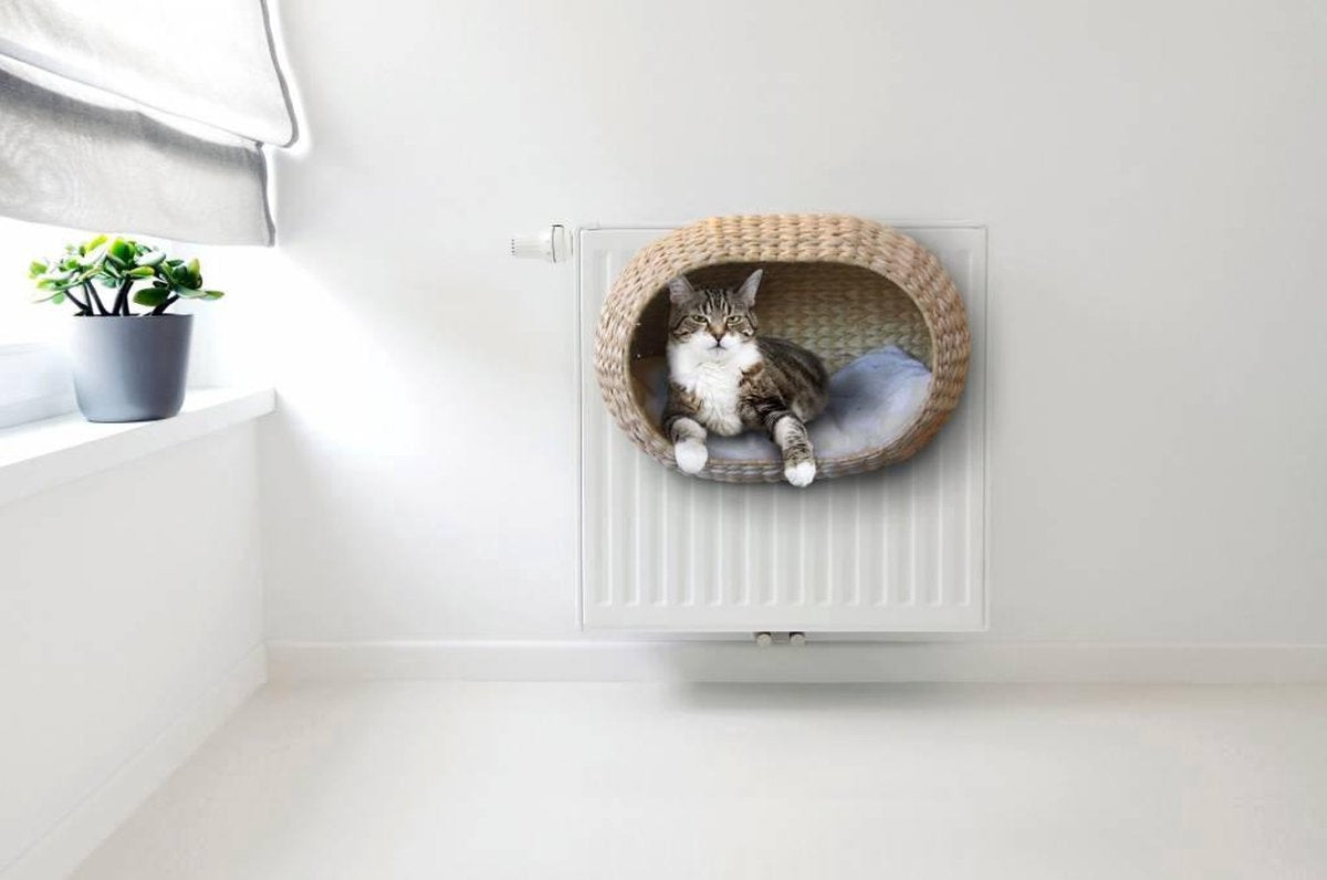  Ebi Radiator Sunrise Kattenmand - Incl. Kussen - Beige - 45 X 30 X 30 Cm