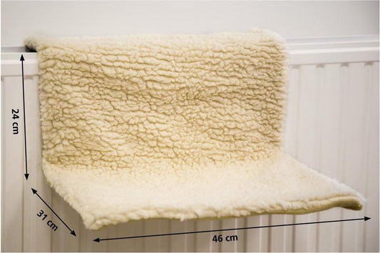  Beeztees - Kattenhangmat - Creme - 46x31x24 Cm
