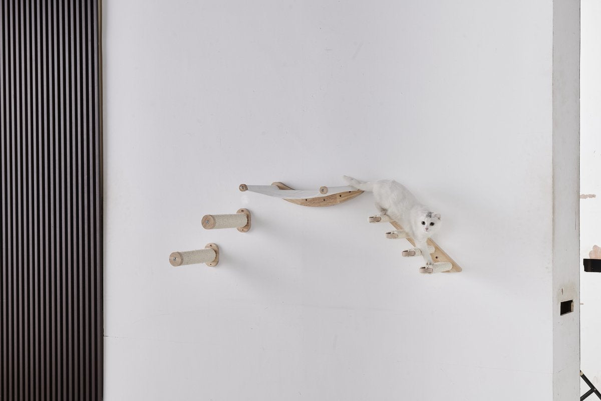  Klimmuur Kat XXL Editie - Krabpaal - Katten Klimmuur - Katten Klim Wand - Met Hangmat