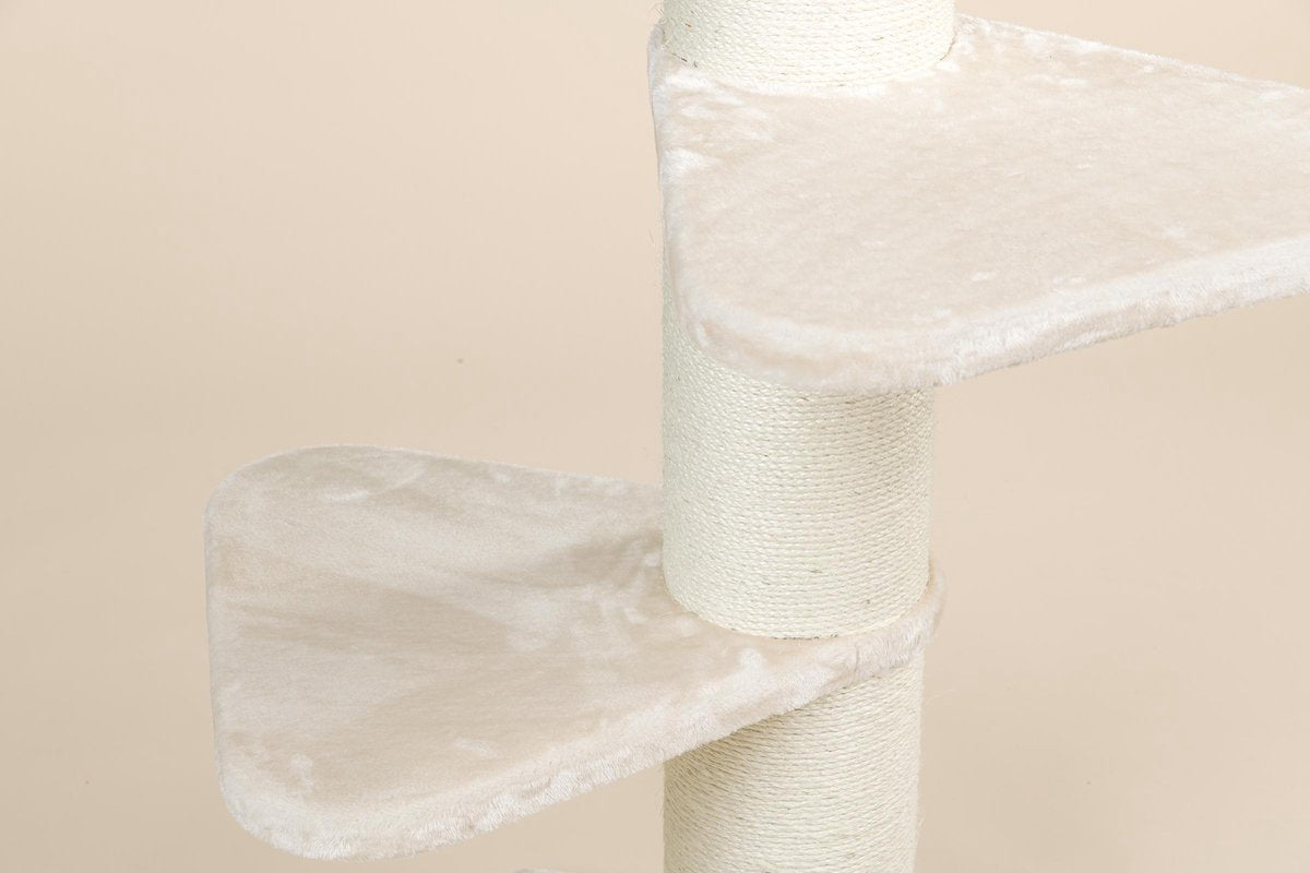  RHR Quality Royalty Krabpaal - Crème/wit - 60 X 60 X 155 Cm