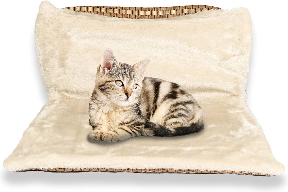  Kattenhangmat - Voor Aan Het Raam - Kattenmand - Raam - Hangmat Kat - Dieren - Kattenbed - Kattenmand - Slaapplek - Ligplaats