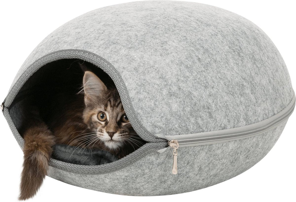  Trixie Relax Iglo Luna Lichtgrijs - 40X24X46 CM