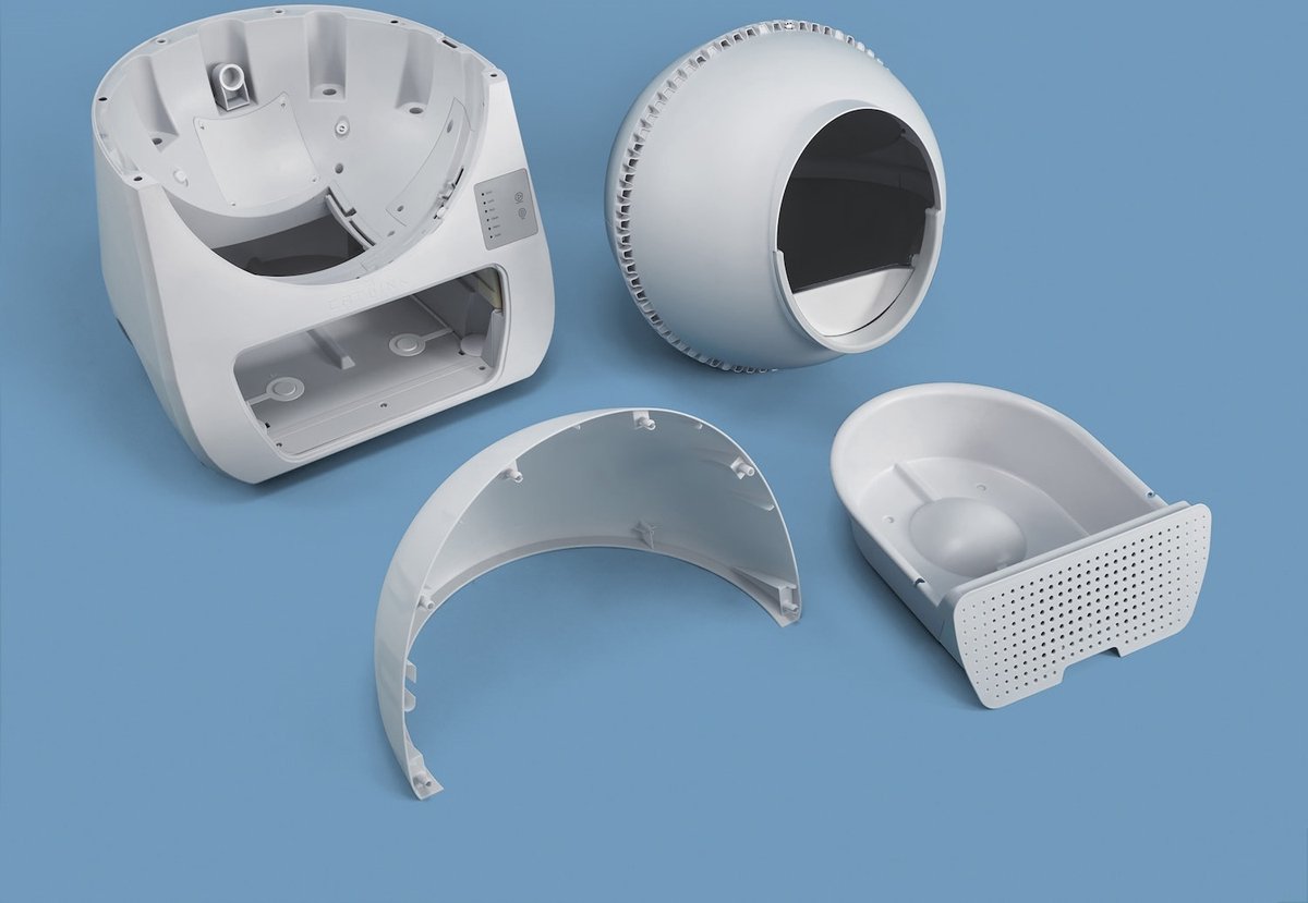  Catlink Smart Litter Box - Scooper Young - Zelfreinigende Kattenbak Zonder Wifi - Kleur Grijs