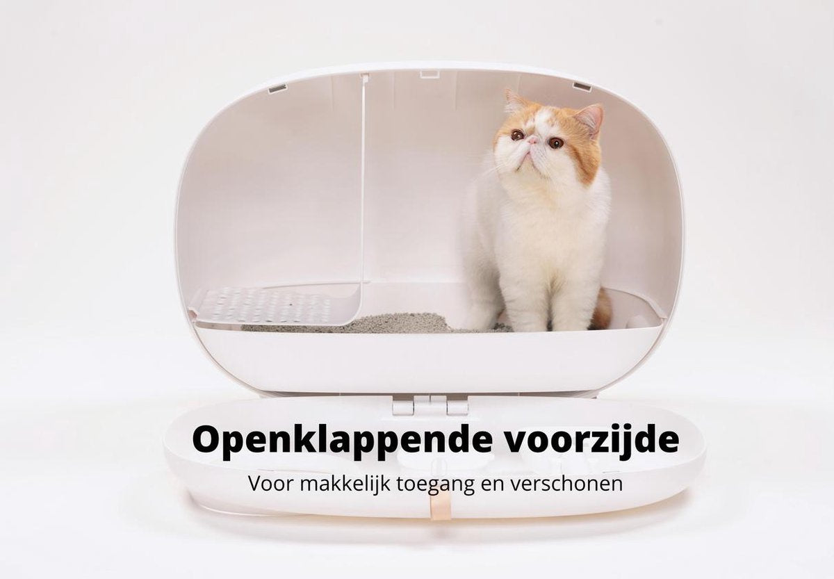  MakeSure Kattenbak Met Lade - Groen - 60 X 38 X 45 Cm - Design