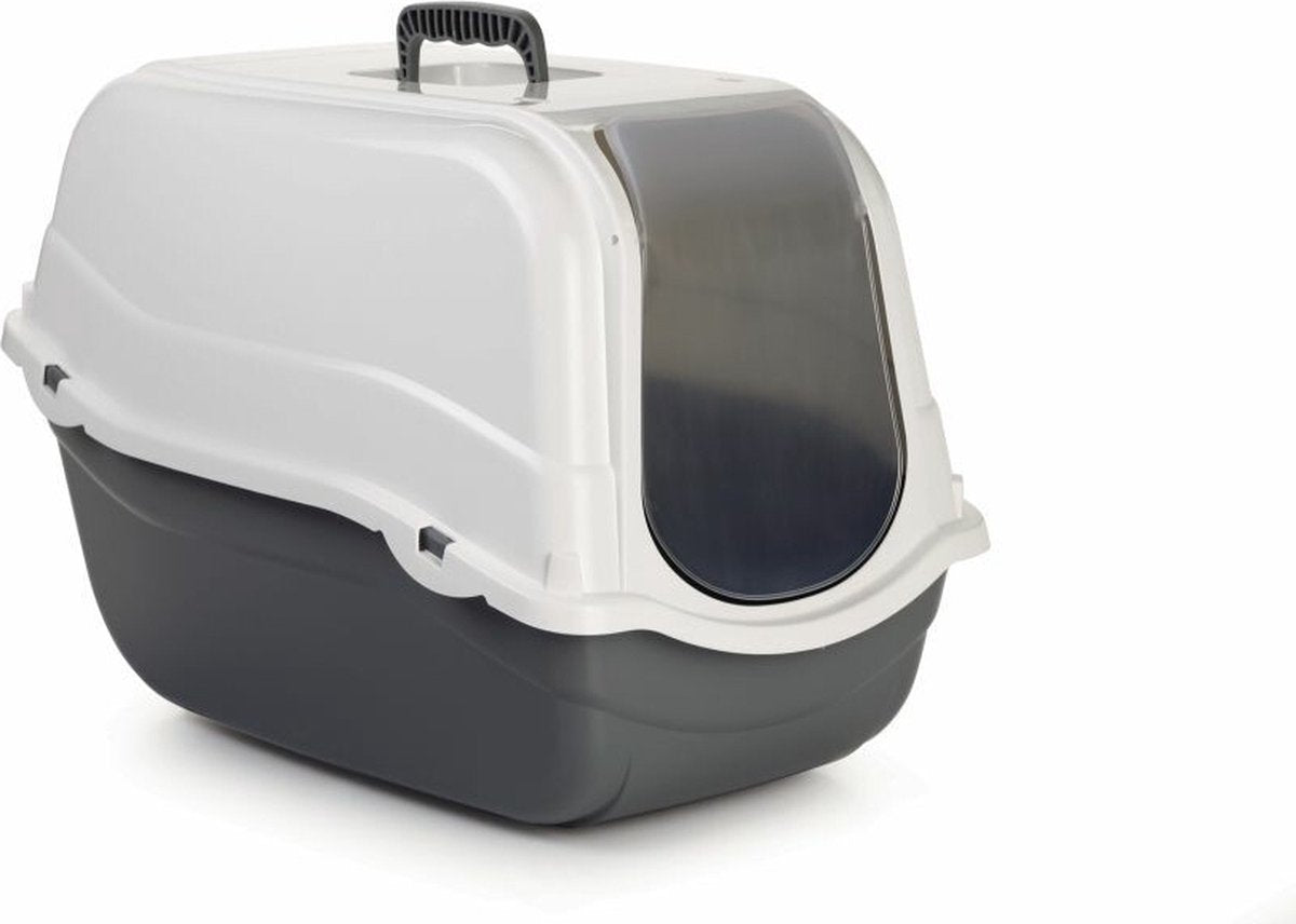  Beeztees Romeo - Kattenbak - Grijs/Wit - 57x39x41 Cm