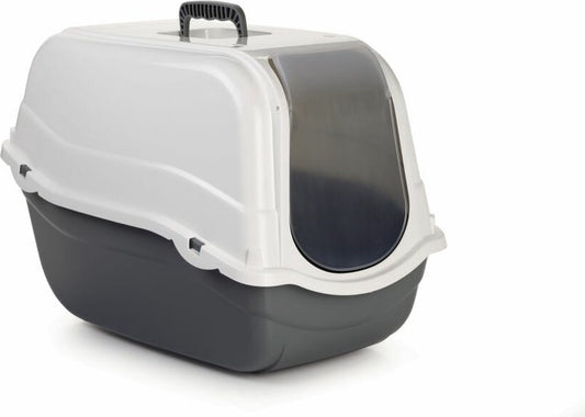  Beeztees Romeo - Kattenbak - Grijs/Wit - 57x39x41 Cm