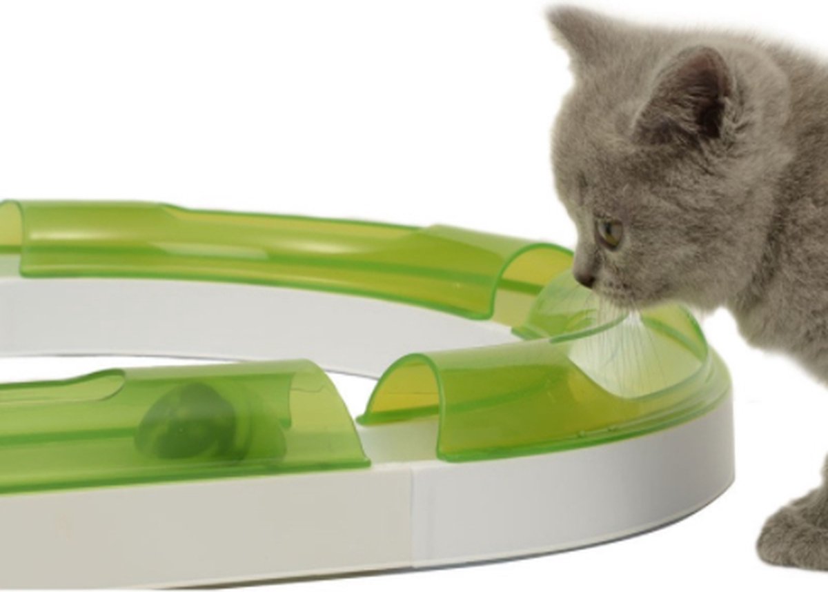  Catit Senses 2.0 Super Circuit - Kattenspeelgoed - Wit/Groen