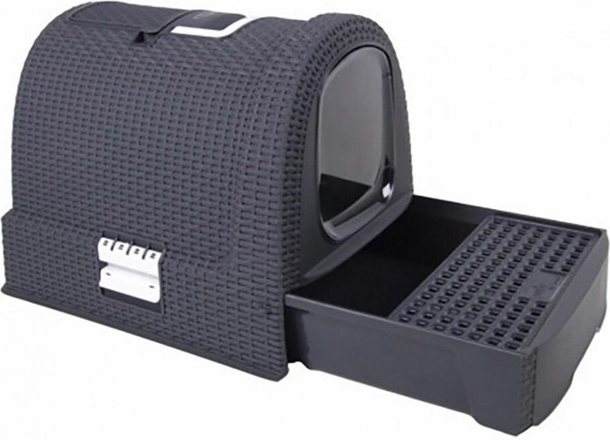  Curver Kattenbak - Antraciet - 51 X 38,5 X 39,5 Cm
