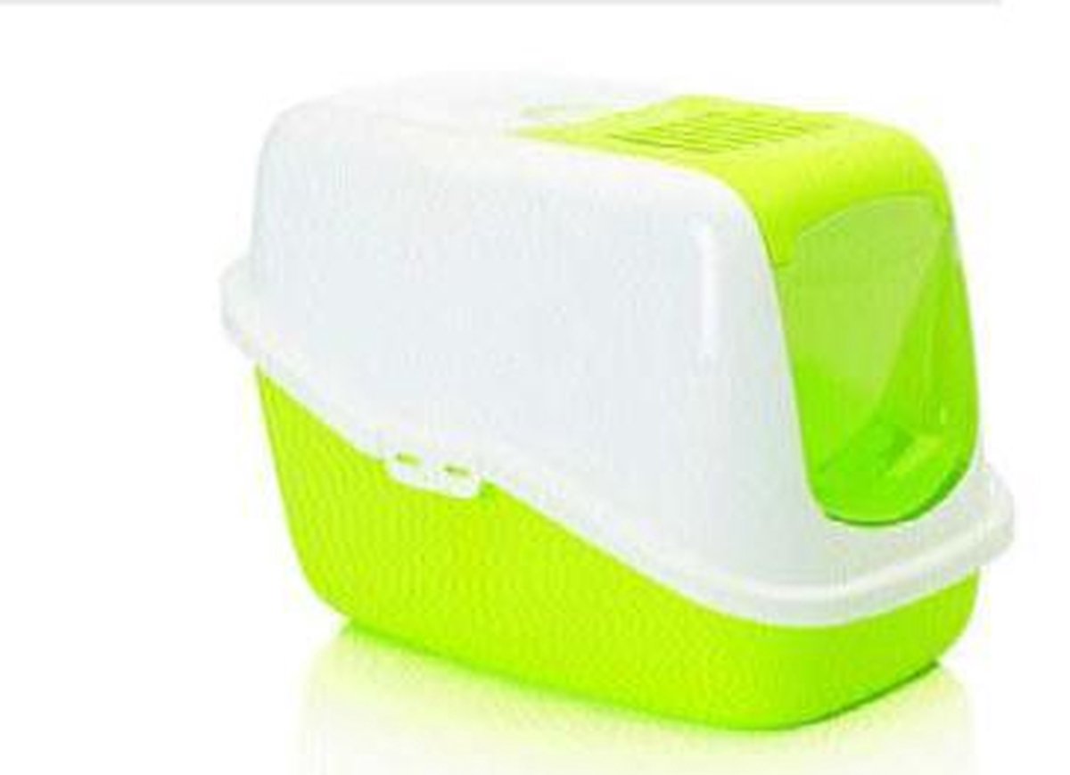  Savic Kattenbak Nestor - Kattenbak - Zwart/Wit - 56 X 39 X 38,5