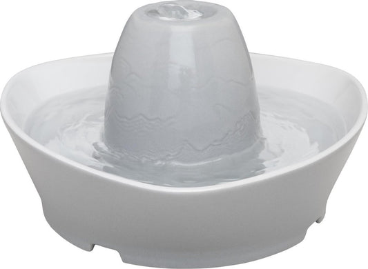  PetSafe® Streamside Ceramic Pet Fountain - Keramische Drinkfontein Voor Katten En Kleine Honden - Water Borrelt Zacht Over De Toren - Door Het Design Van Alle Kanten Bereikbaar - 1,8 Liter - PetSafe Streamside