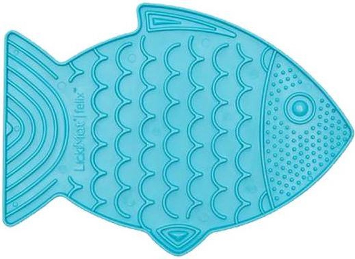 Lickimat Licki Mat Kat Likmat Felix Turquoise, 22 Cm.