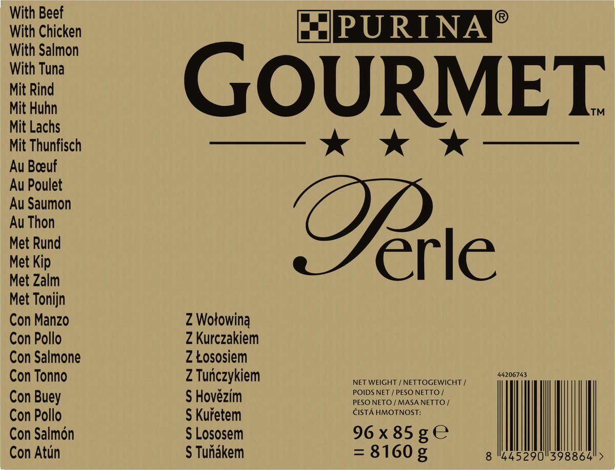 Purina One Gourmet Perle - Kattenvoer - Land En Zee - 96 X 85 Gram