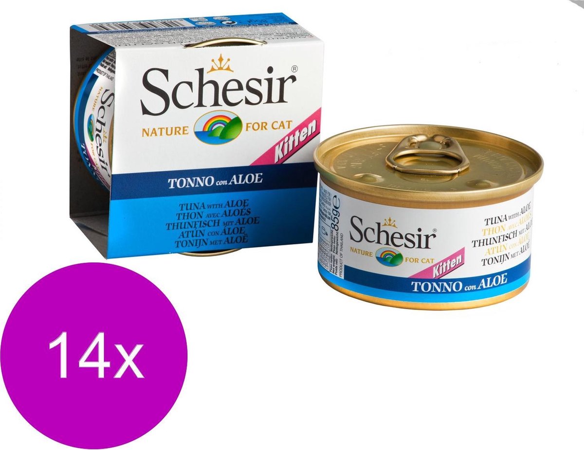  Schesir Kitten Blikje - 14 St à 85 Gr