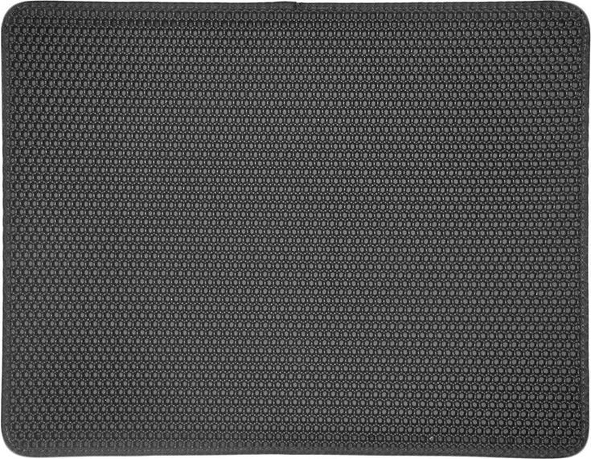  Nixnix - Kattenbakmat - 40 X 50 Cm - Waterdicht - Dubbele Laag - Honingraatstructuur - Uitloopmat - Placemat Kat - Schoonloopmat Kattenbak - Kattenbak Accessoires - Katten Grit Opvanger - Katten Mat