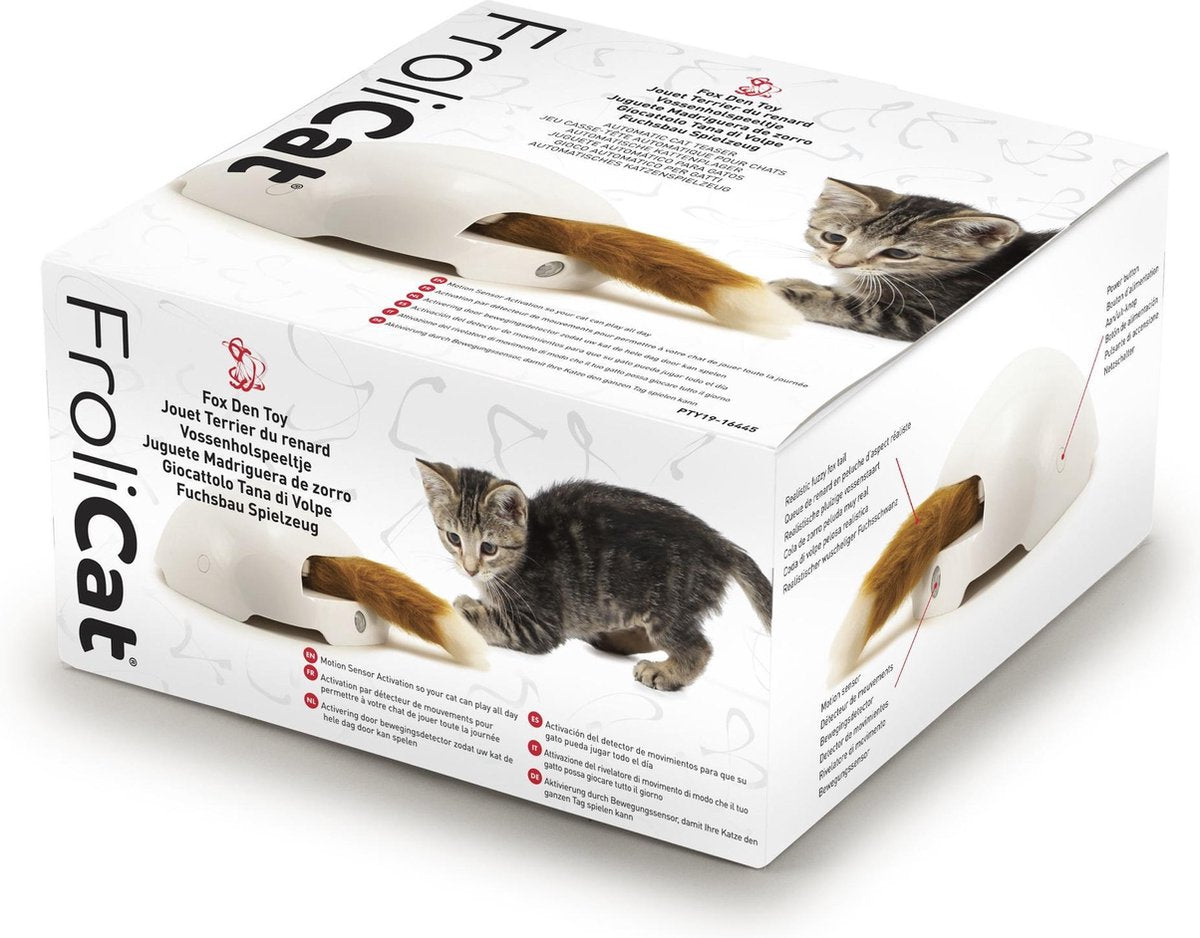  FroliCat Vossenhol - Automatische Kattenplager - Kattenspeelgoed