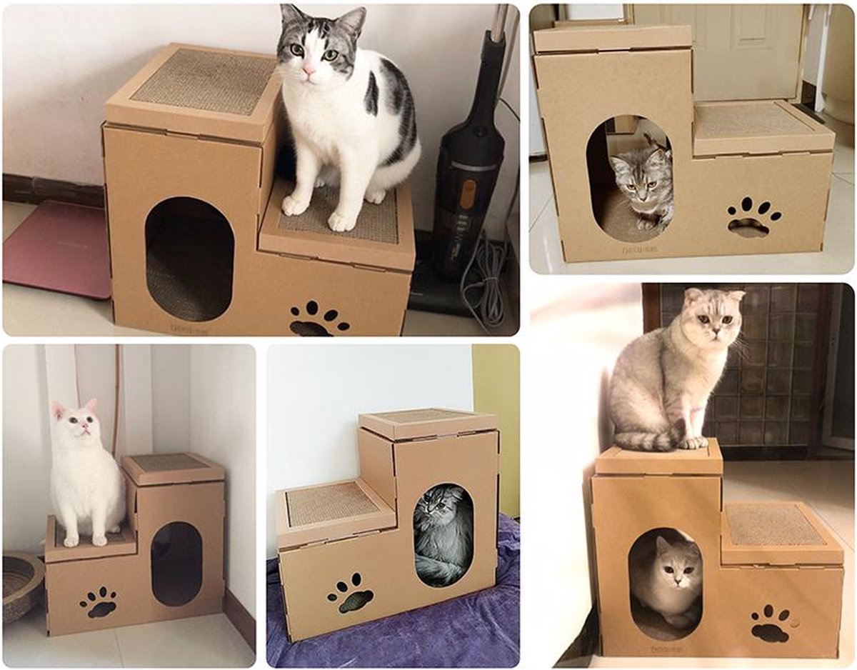  Kattenhuis Krab-speel Huis Voor Poezen En Katten