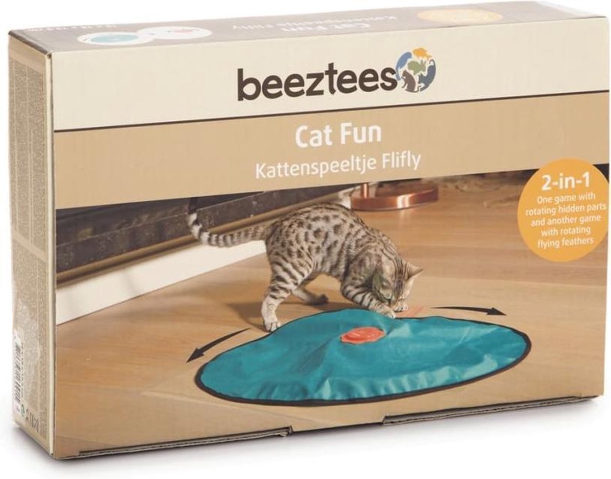  Beeztees Flifly - Kattenspeelgoed - 18x18x15,5 Cm