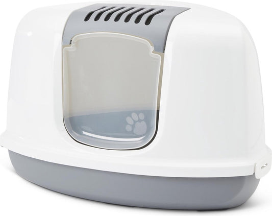  Savic Hoek Kattenbak Nestor Grijs / Wit - 58.5X45.5X40 CM
