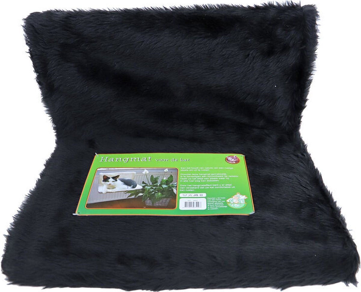 Merkloos Radiatorhangmat Paradise - Zwart - 43 X 43 X 24 Cm