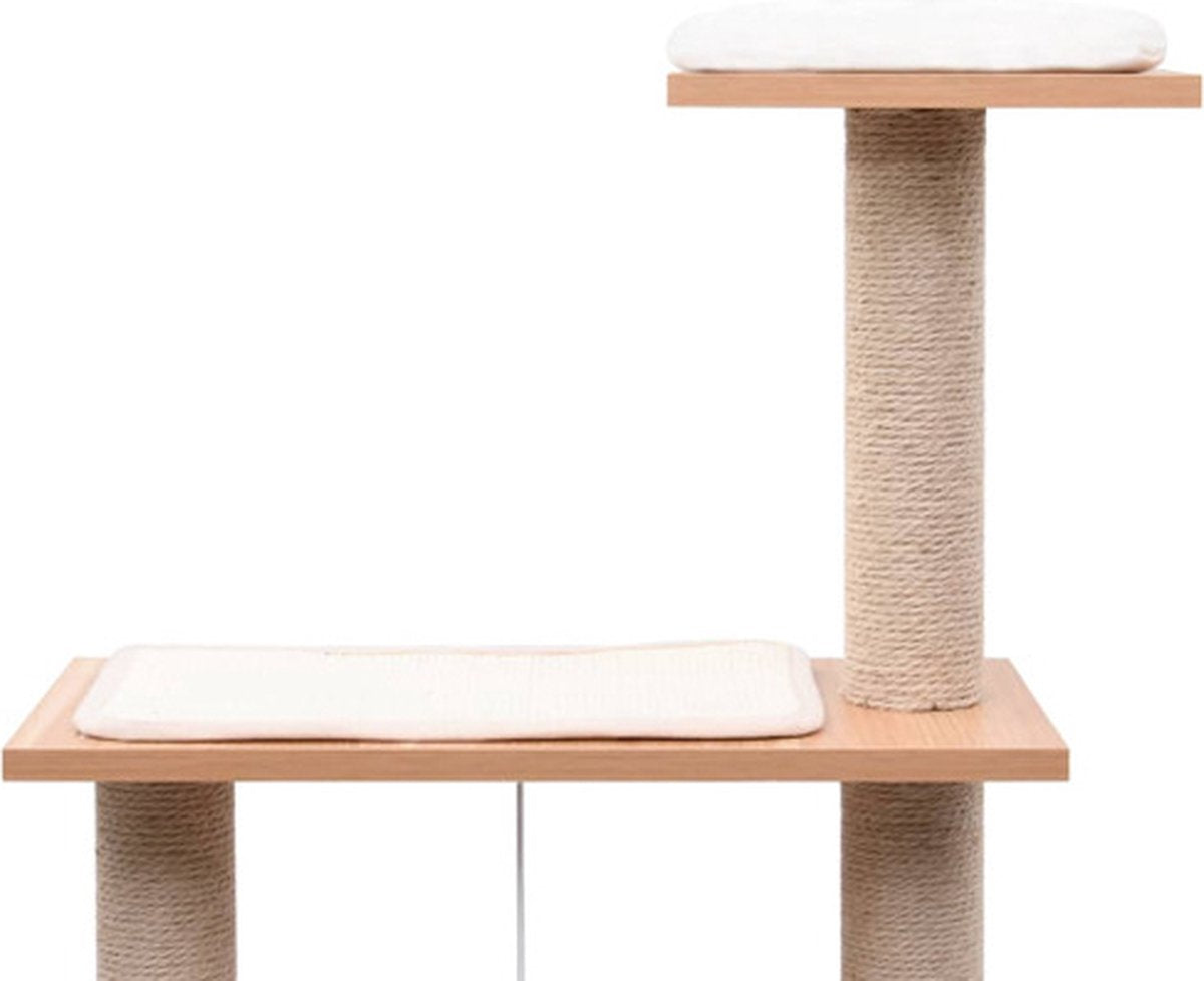  VidaXL Kattenkrabpaal Met Sisal Krabmat 123 Cm