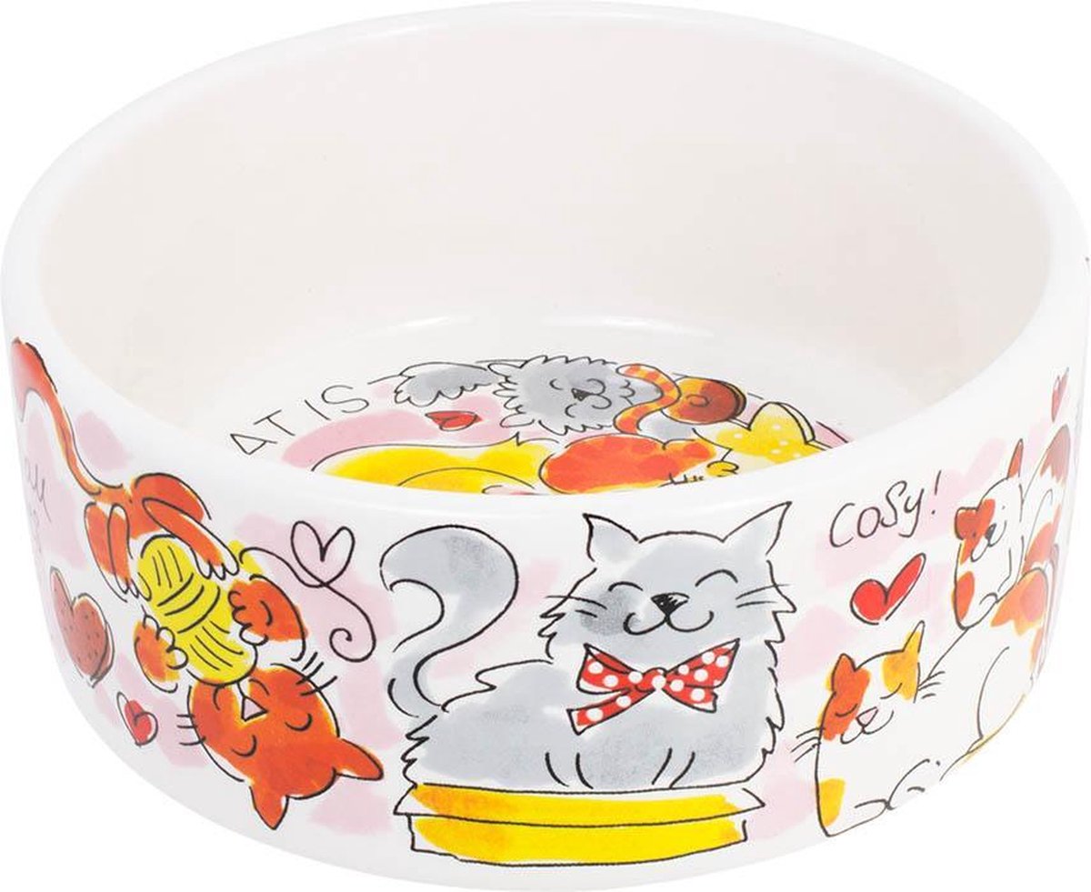  Blond Amsterdam - Kattenvoerbak - Wit - Ø 15,5 Cm