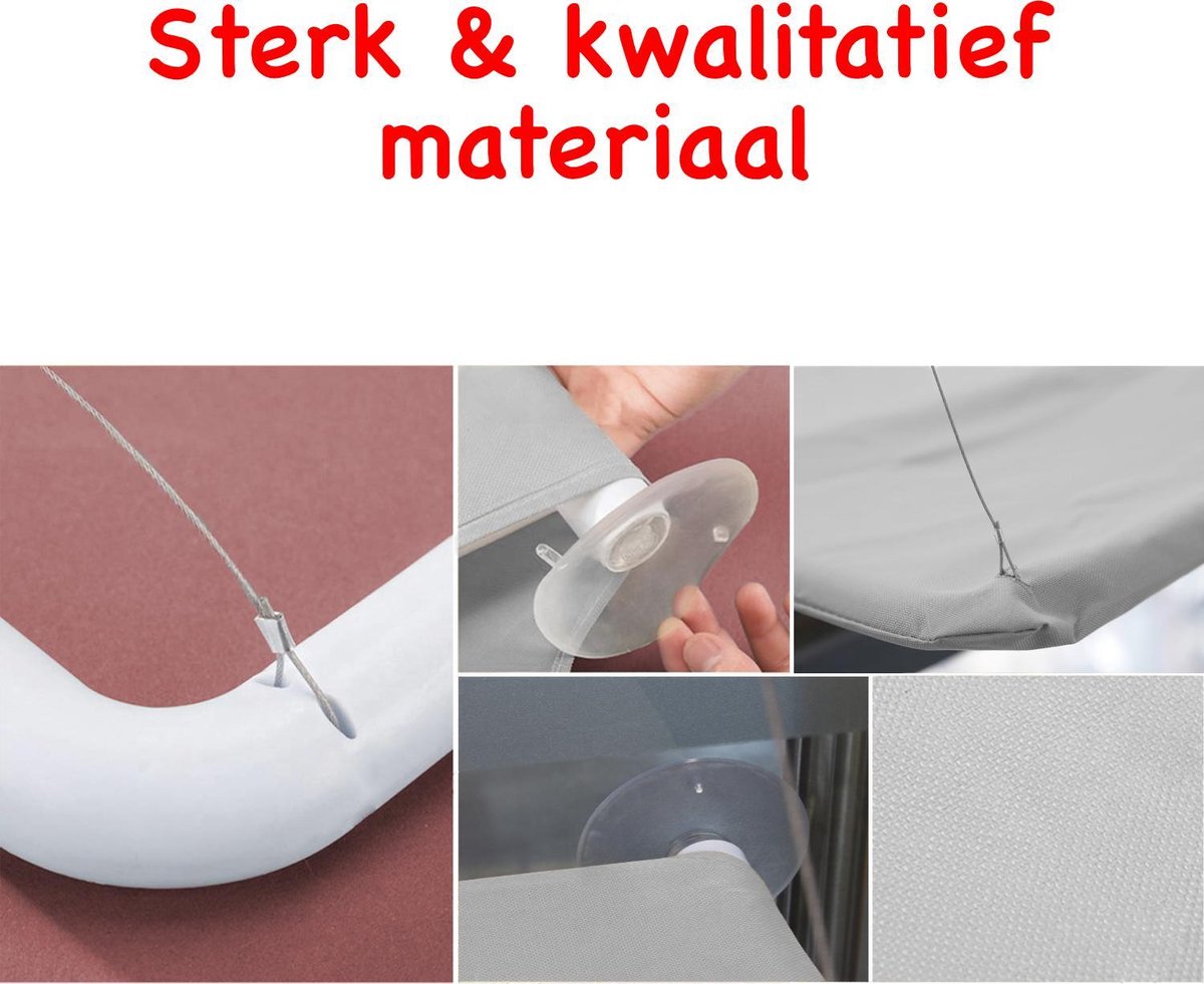 Merkloos Kattenhangmat - Kattenbed - Hangmat Kat Raam Ook Voor Radiator En Deur - Kattenmand Raam En Radiator - Katten Hangmat - Radiatorhangmat Kat Kattenstoel - Tijdelijk Met Extra Hangmat Hoes