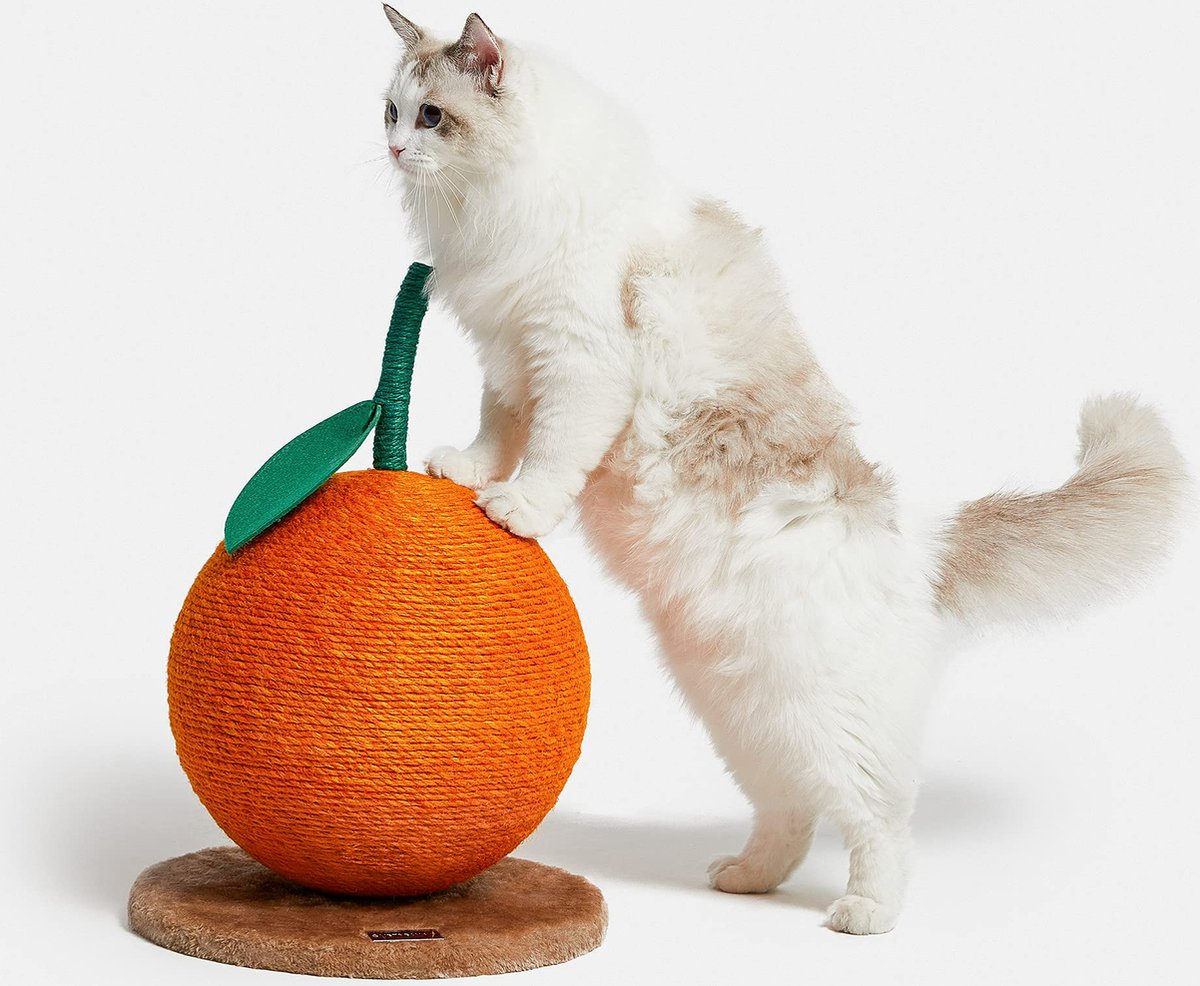  VETRESKA Krabpaal Katten - Sinaasappel