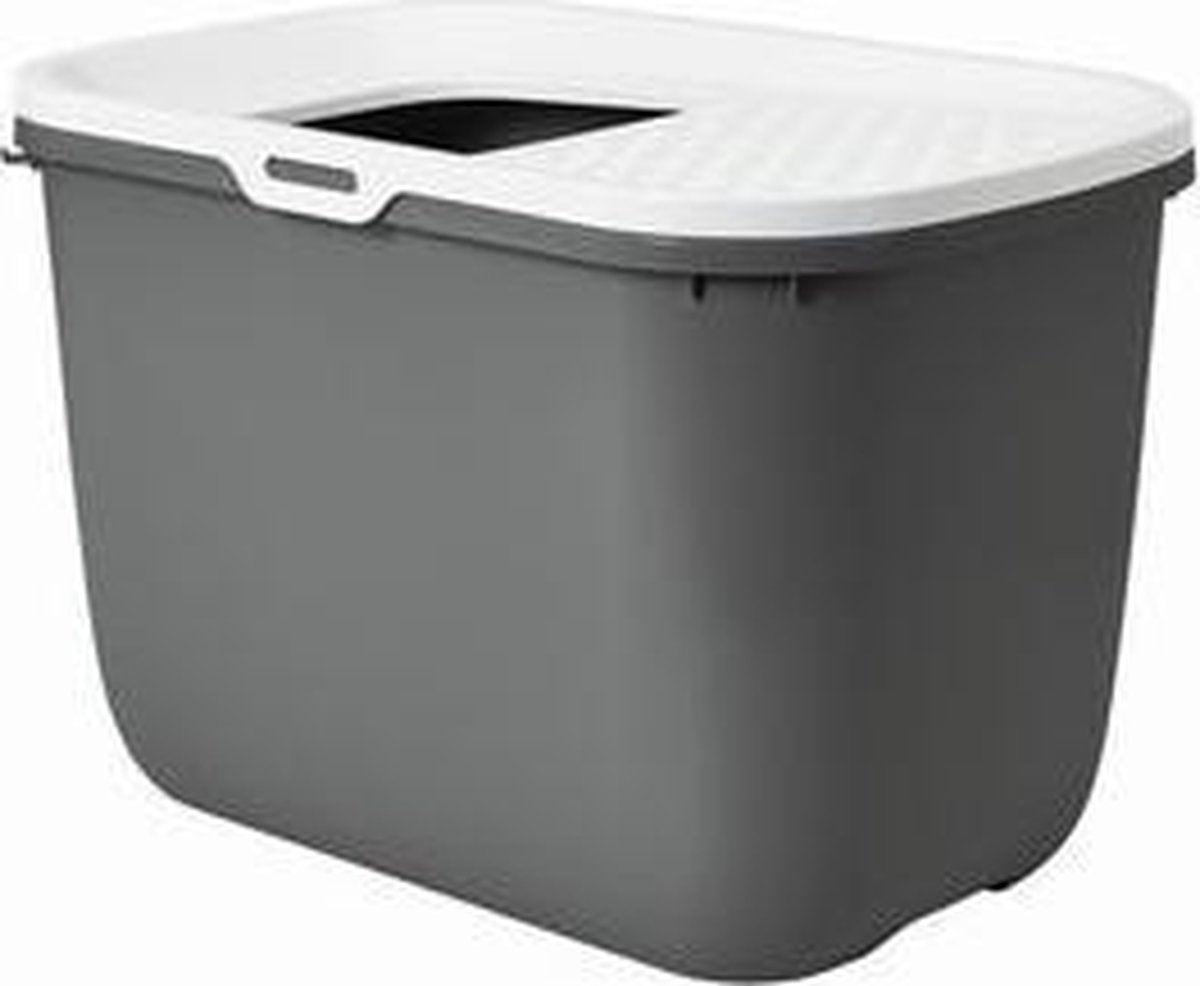  Savic Hop In - Kattenbak - Grijs - 58,5 X 39 X 39,5 Cm