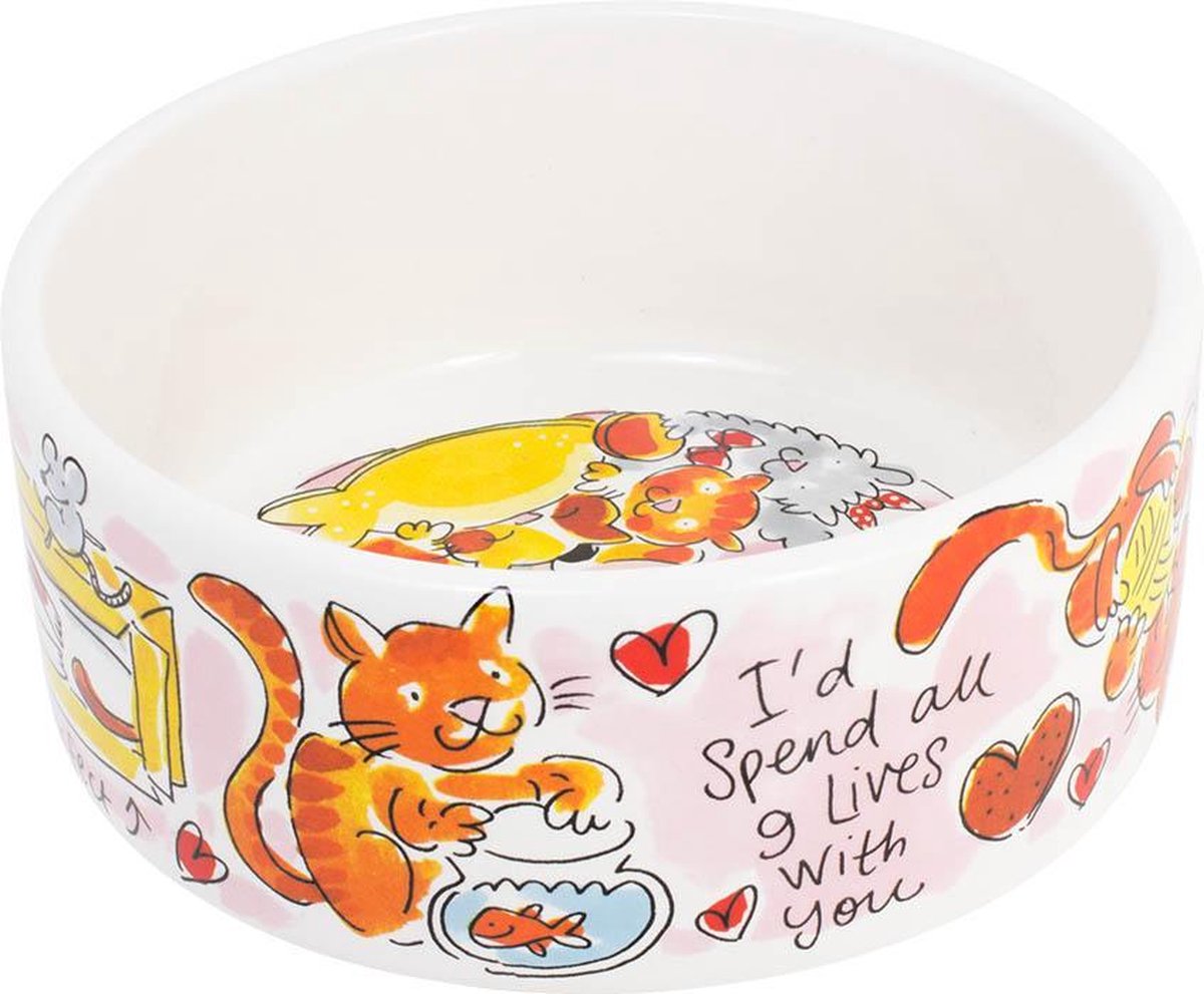  Blond Amsterdam - Kattenvoerbak - Wit - Ø 15,5 Cm