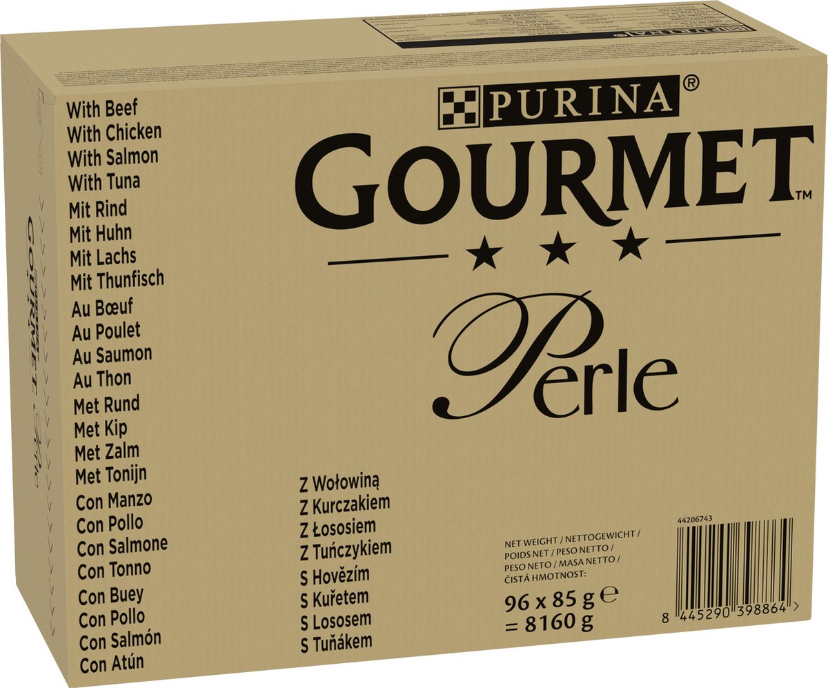 Purina One Gourmet Perle - Kattenvoer - Land En Zee - 96 X 85 Gram