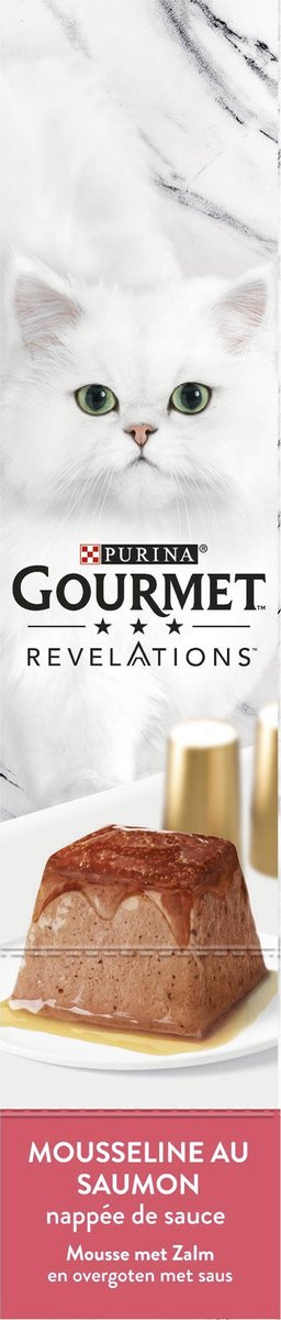  Gourmet Revelations Mousse - Kattenvoer Natvoer - Zalm - 24 X 57 G