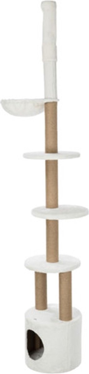  TRIXIE Kattenkrabpaal Aurelio 220-250 Cm Wit En Bruin