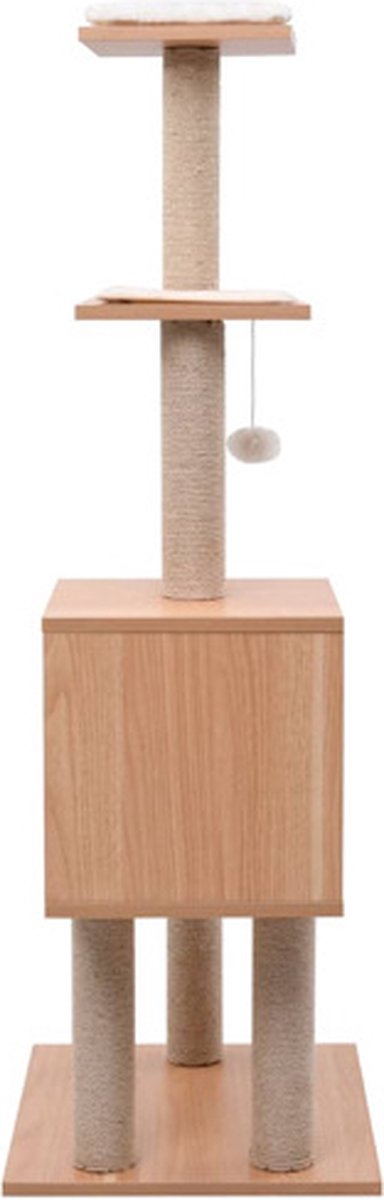  VidaXL Kattenkrabpaal Met Sisal Krabmat 123 Cm