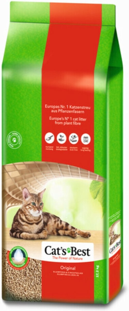  Cat's Best Oko Plus Korrels - Kattenbakvulling - 40 L