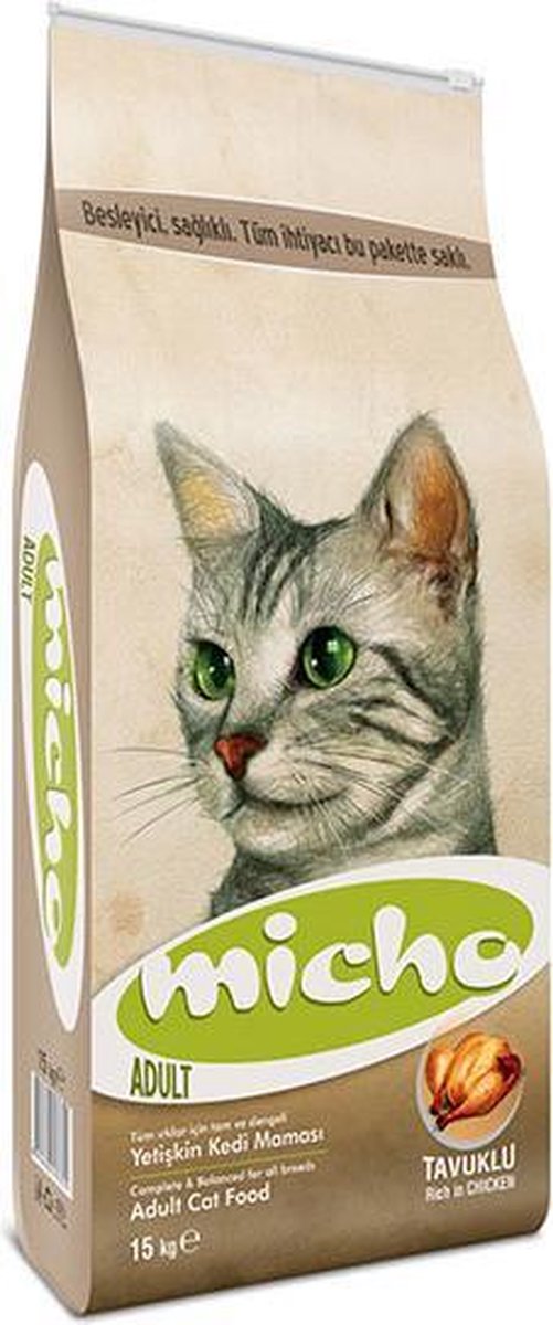  Micho Adult Cat - Premium Kattenvoer - 15 Kg