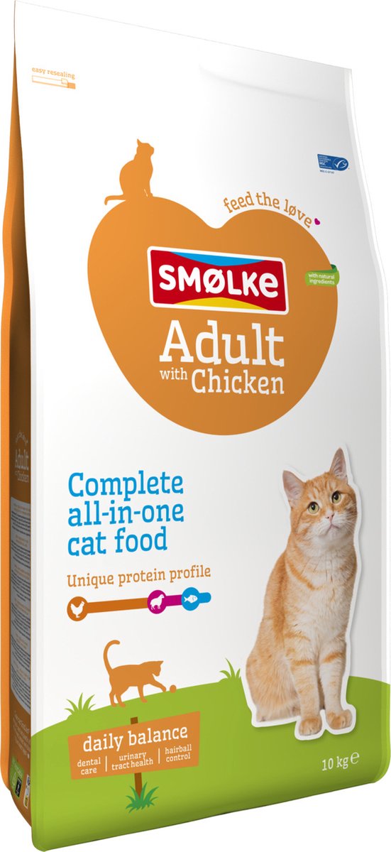  Smolke Adult Chicken &amp; Rice 10 Kg - Kat