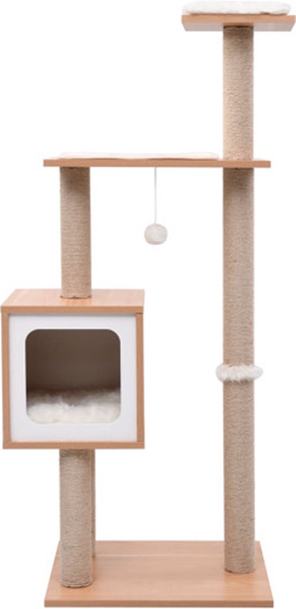  VidaXL Kattenkrabpaal Met Sisal Krabmat 123 Cm