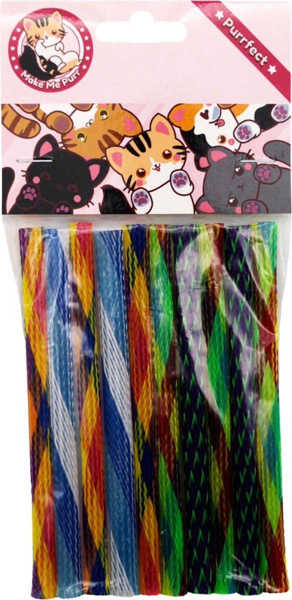  Make Me Purr Kitty Boinks Springveren (10 Stuks) - Kattenspeeltjes - Kattenspeelgoed - Speelgoed Voor Katten Veertjes - Kat Speeltje Springveer - Kitten Speeltjes Springveertjes - Kattenveertjes
