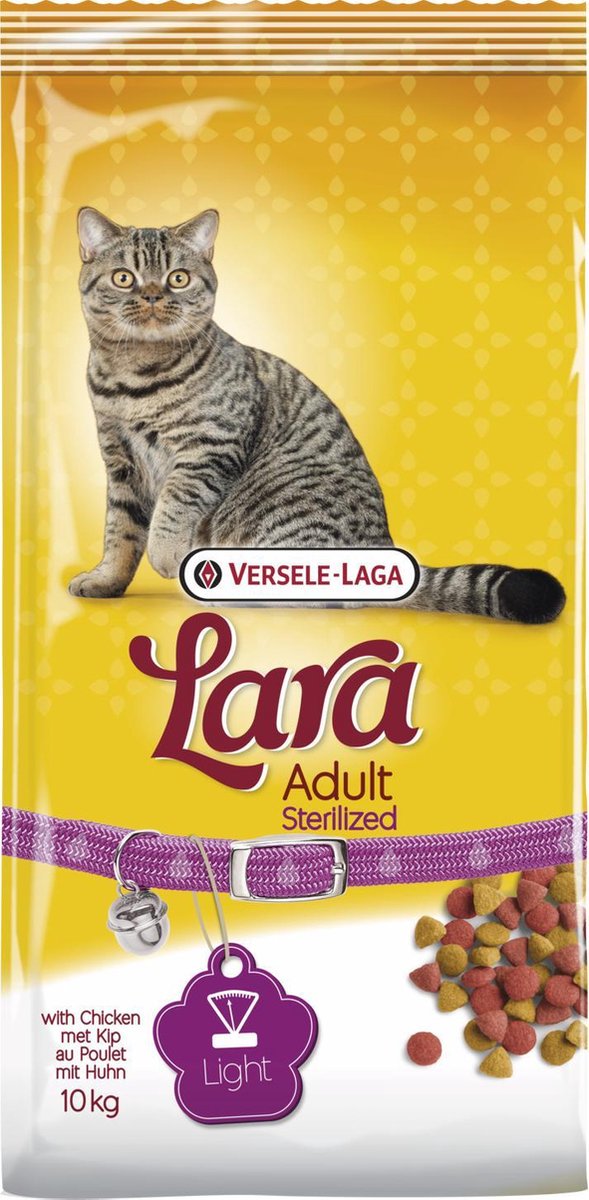  Lara Adult Sterilized - Kip &amp; Eend - Kattenvoer - 10 Kg