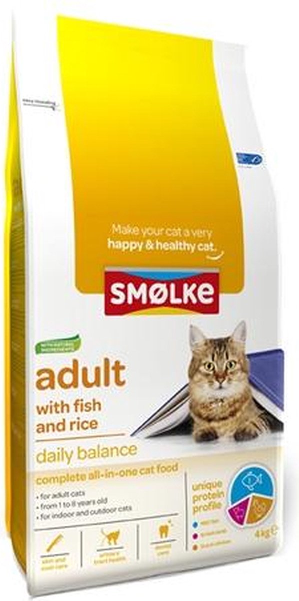  Smolke Adult Fish &amp; Rice 10 Kg - Kat