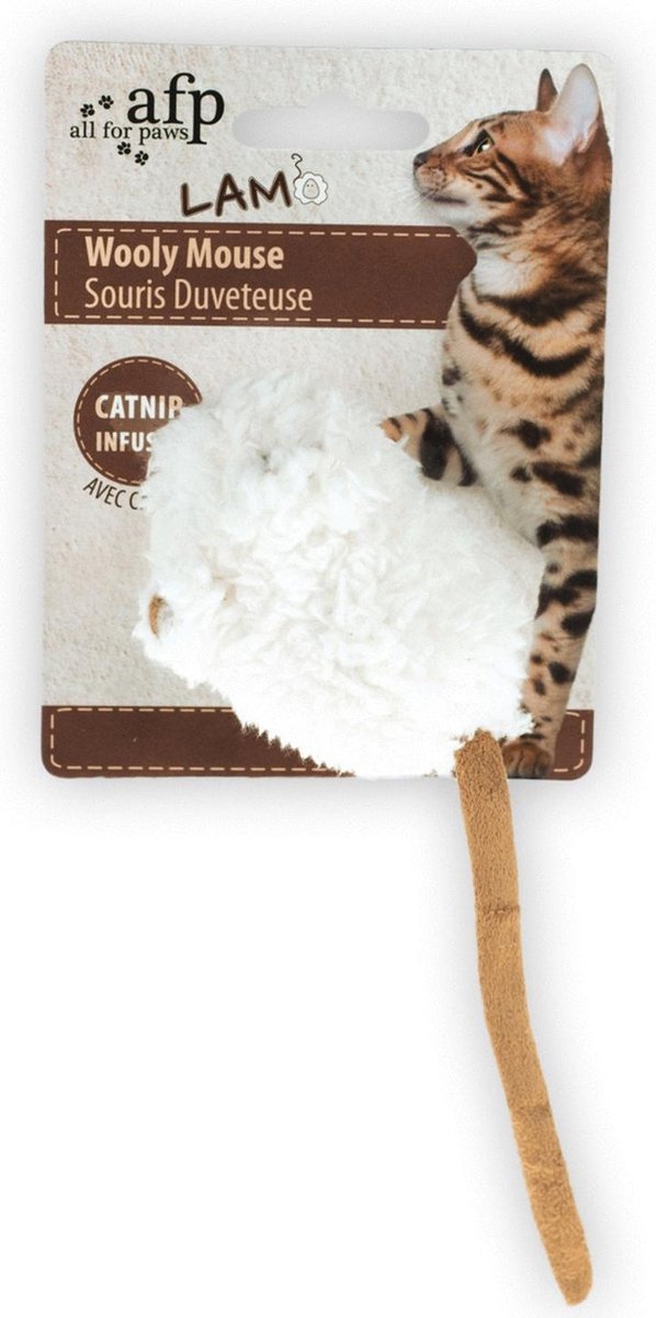  All For Paws Catnip Wooly Mouse