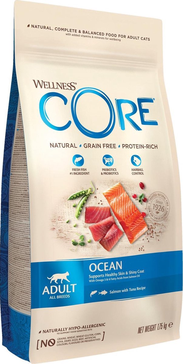  Wellness Core Grain Free Cat Ocean Zalm &amp; Tonijn - Kattenvoer - 1.75 Kg