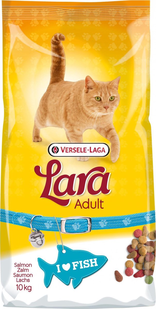  Versele-Laga Lara - Adult - Zalm - Kattenvoer - 10 Kg